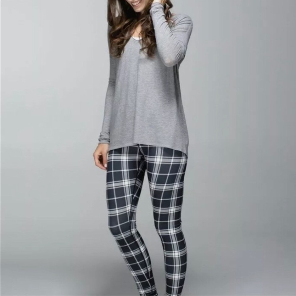 Lululemon Wunder Under Pant Varsity Plaid
